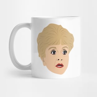 Jessica Fletcher from Murder, She Wrote Mug